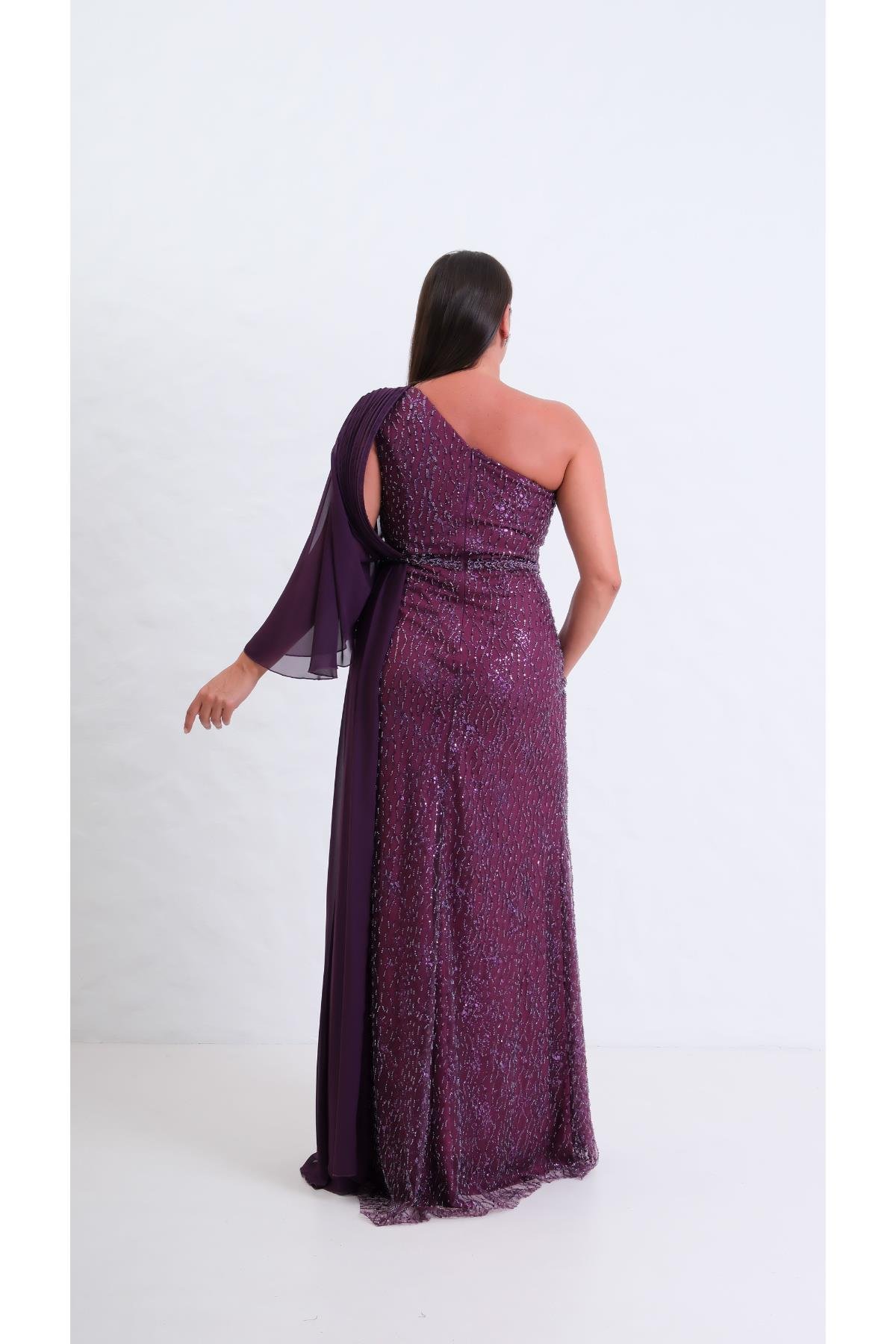 PAYET ŞİFON ELBİSE