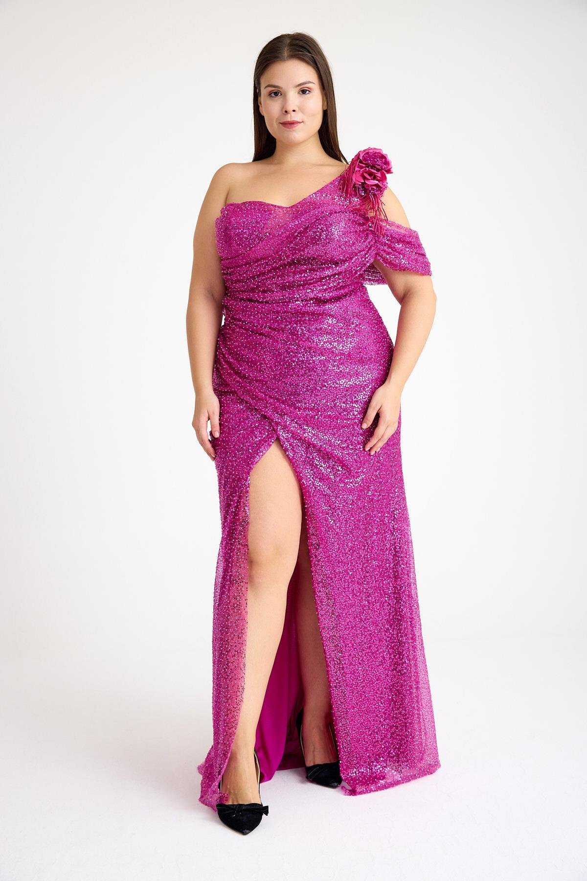 PAYETLİ ABİYE ELBİSE