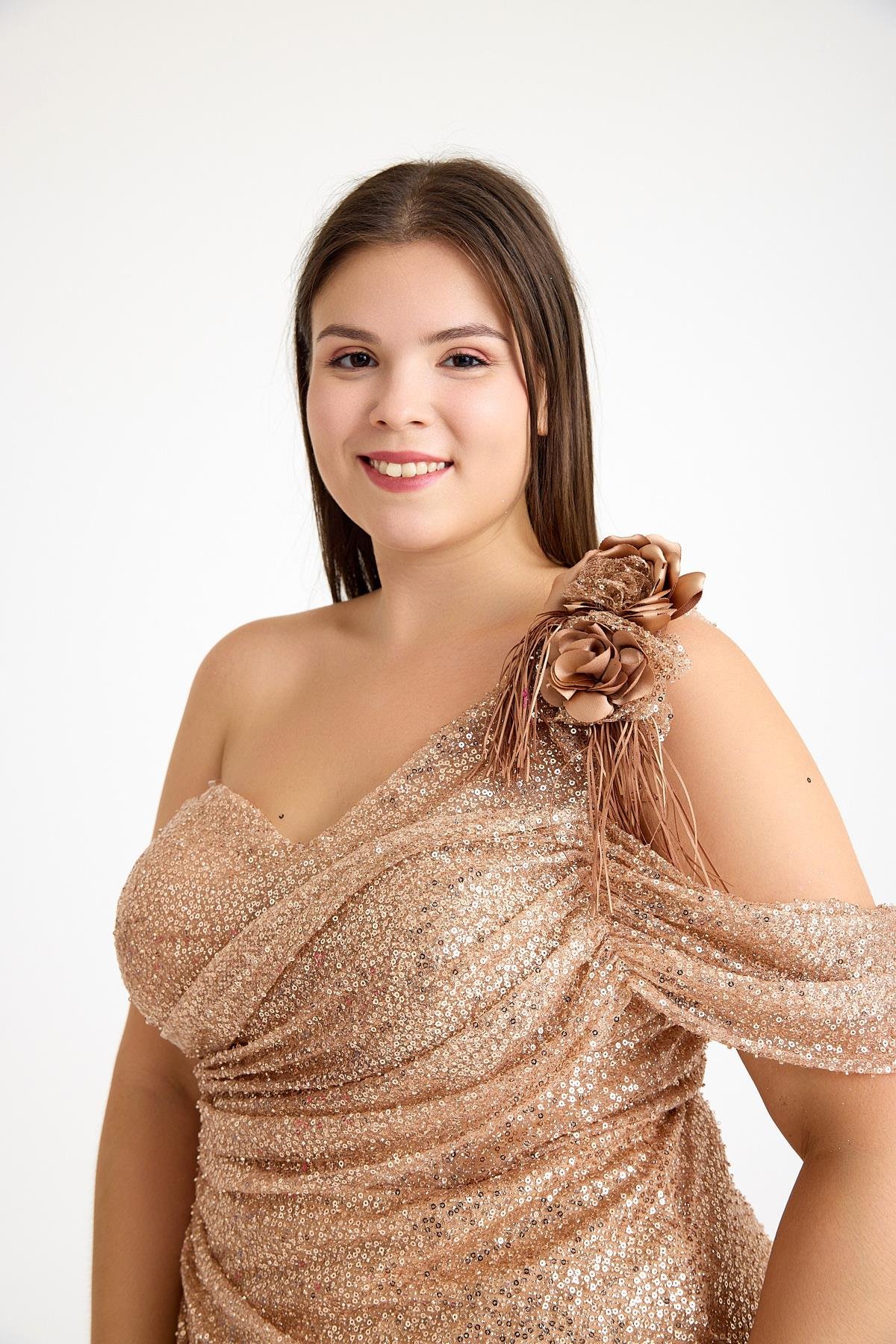 PAYETLİ ABİYE ELBİSE