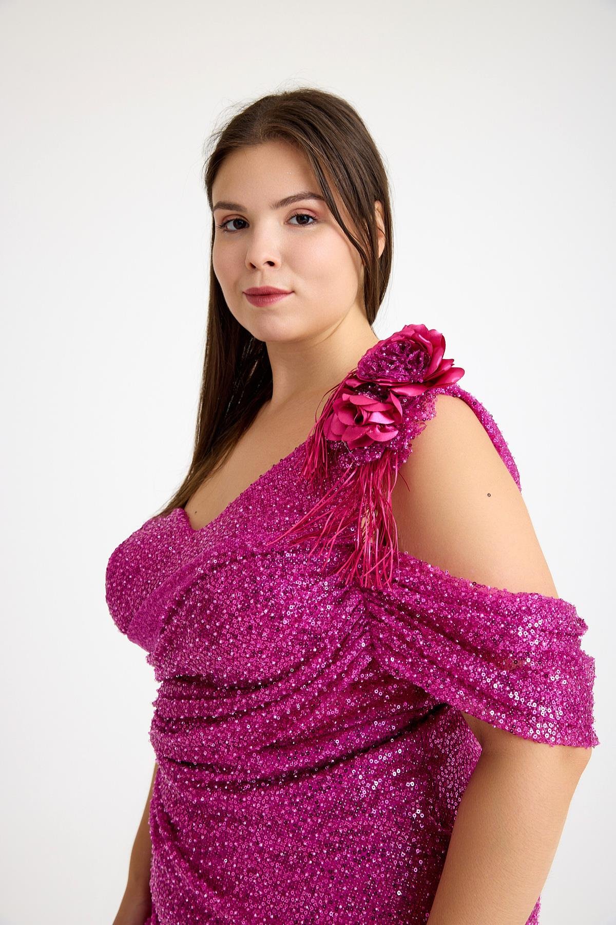 PAYETLİ ABİYE ELBİSE