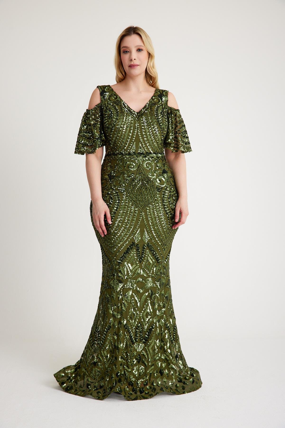 PAYETLİ ABİYE ELBİSE