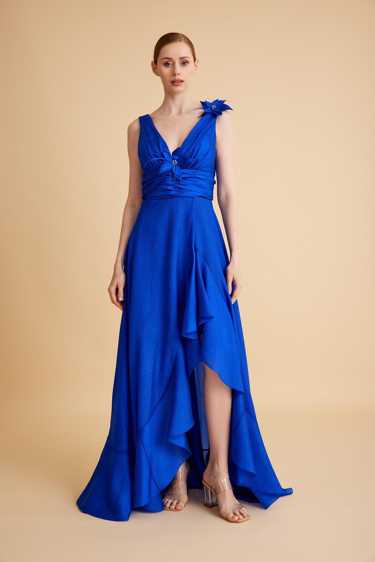 SATEN ORGANZE ABİYE ELBİSE