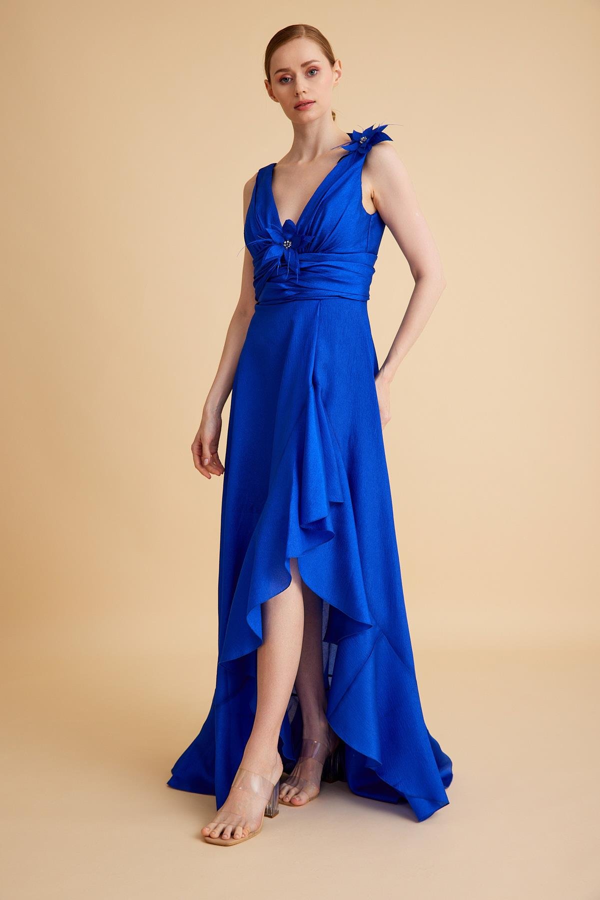 SATEN ORGANZE ABİYE ELBİSE