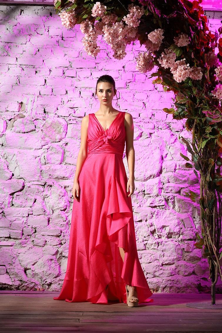 SATEN ORGANZE ABİYE ELBİSE