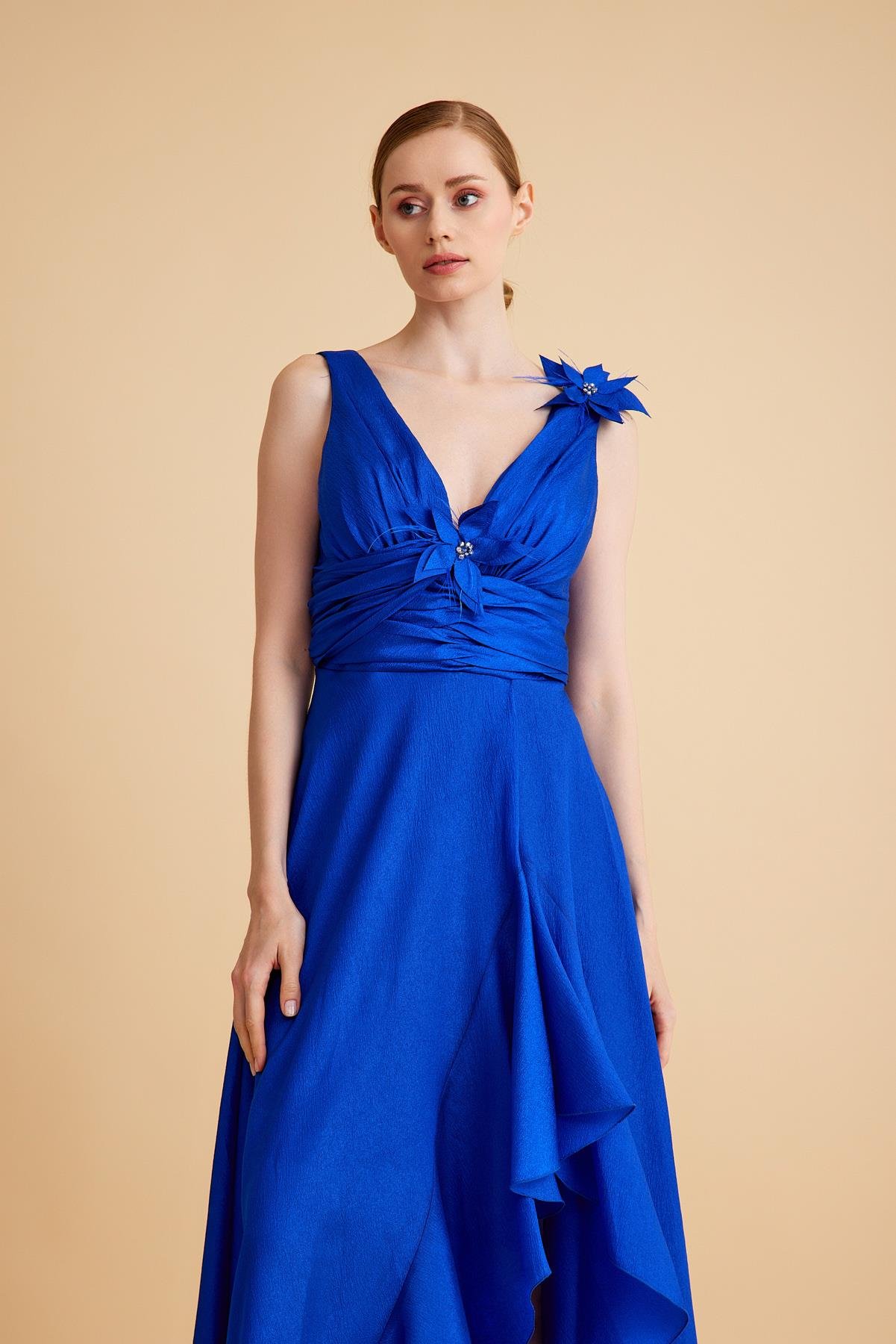 SATEN ORGANZE ABİYE ELBİSE