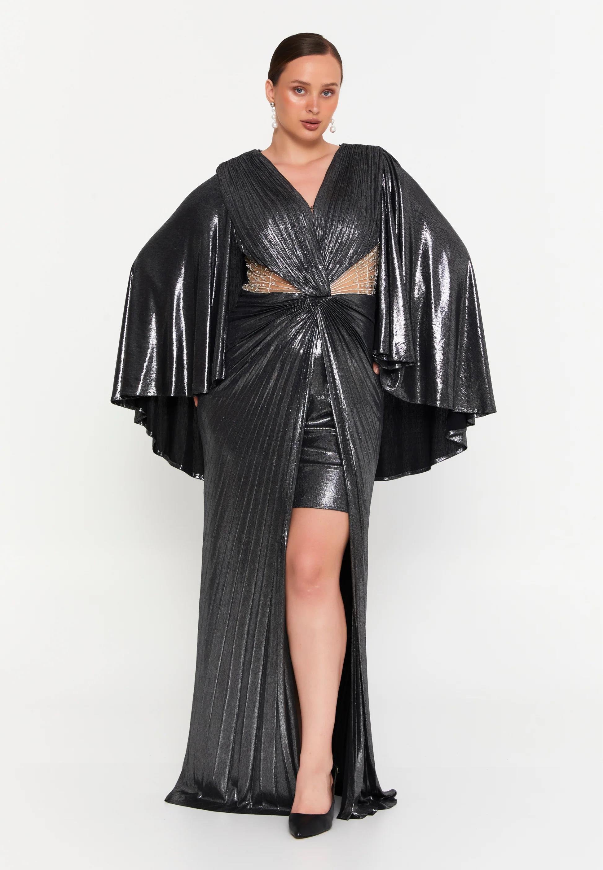 SİMLİ LAME ELBİSE