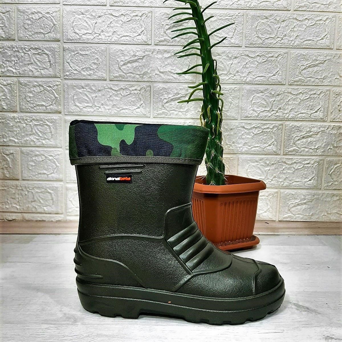 Akinalbella 026 Eva Kısa 23cm Hafif Çoraplı Avcı Balıkçı Günlük Çizme