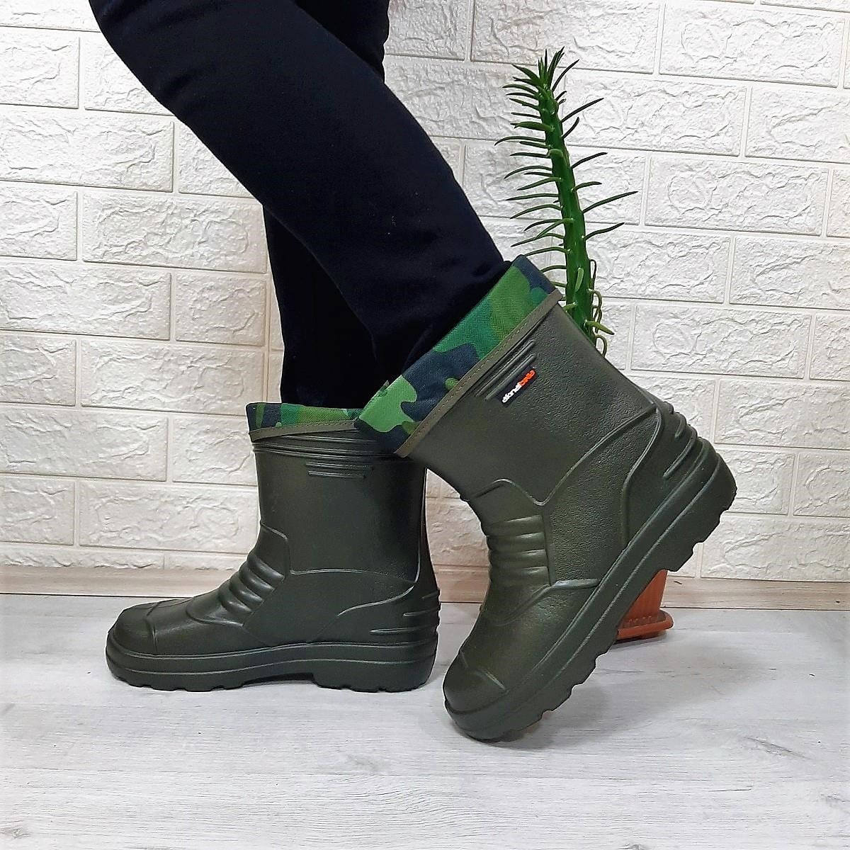 Akinalbella 026 Eva Kısa 23cm Hafif Çoraplı Avcı Balıkçı Günlük Çizme