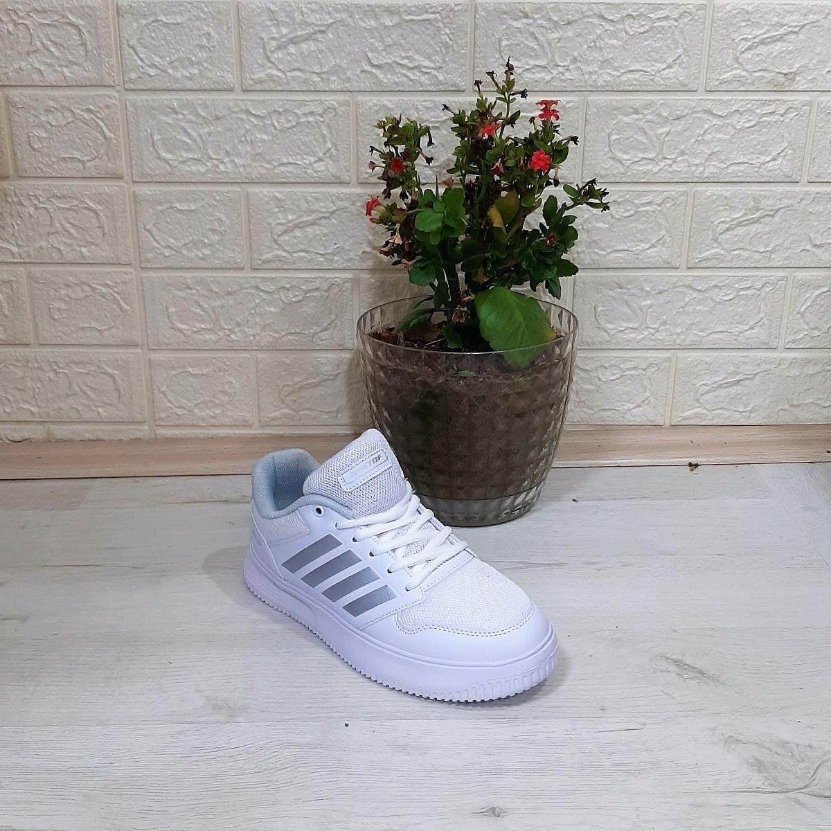 Bestof 074 Beyaz-beyaz Sneaker Düz Taban Hafif Rahat Spor Çift Ayakkabısı