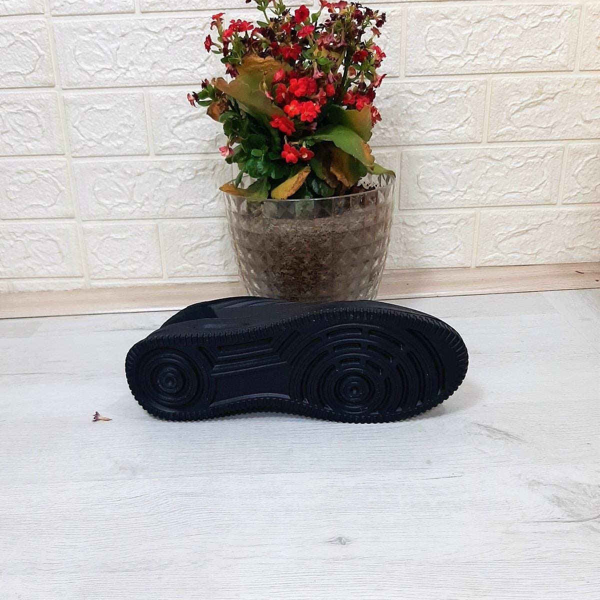 Bestof 074 Siyah-Siyah Sneaker Düz Taban Hafif Rahat Spor Çift Ayakkabısı