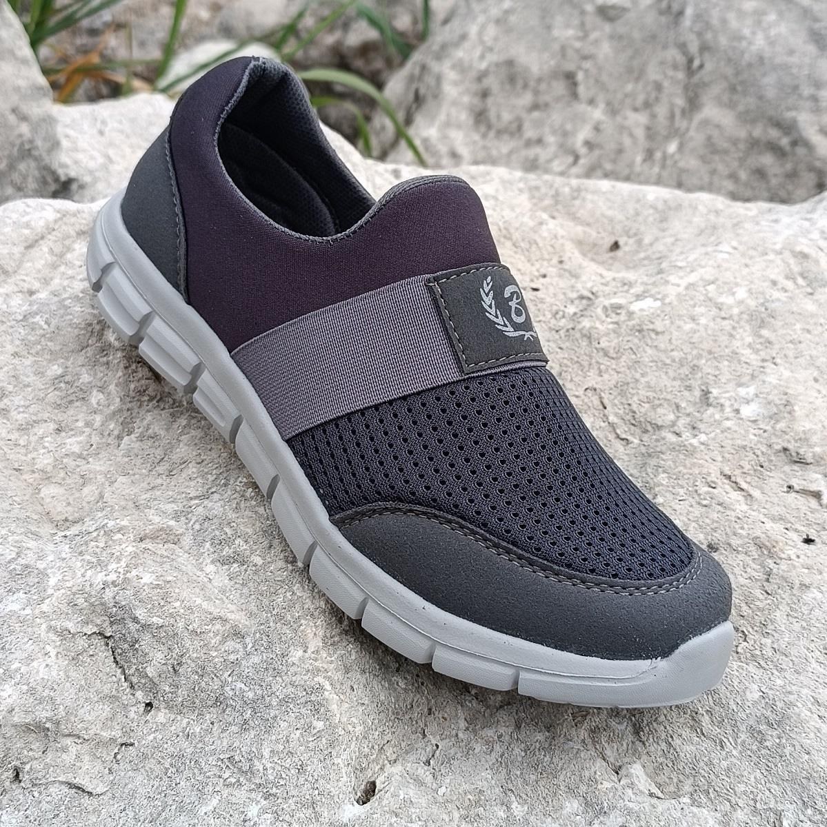 Black Sea 527 Füme Bağacaksız Hafif Fuspetli Ortapedik Spor Ayakkabı