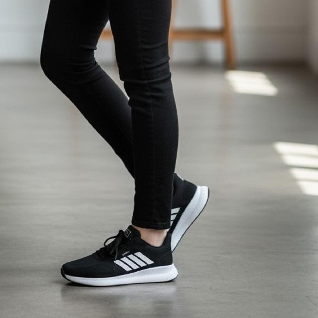 Branca 3990 tx Siyah Beyaz Fuspetli Erkek Spor Ayakkabı