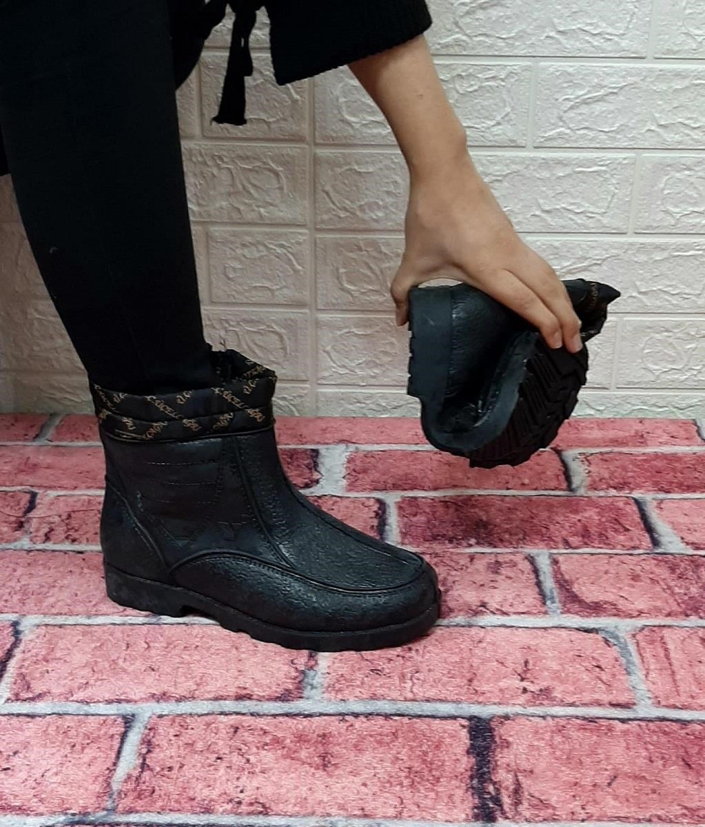 Çağrı Yaldır İçi Kürklü Fermuarlı Su Geçirmez Kar Botu Plastik