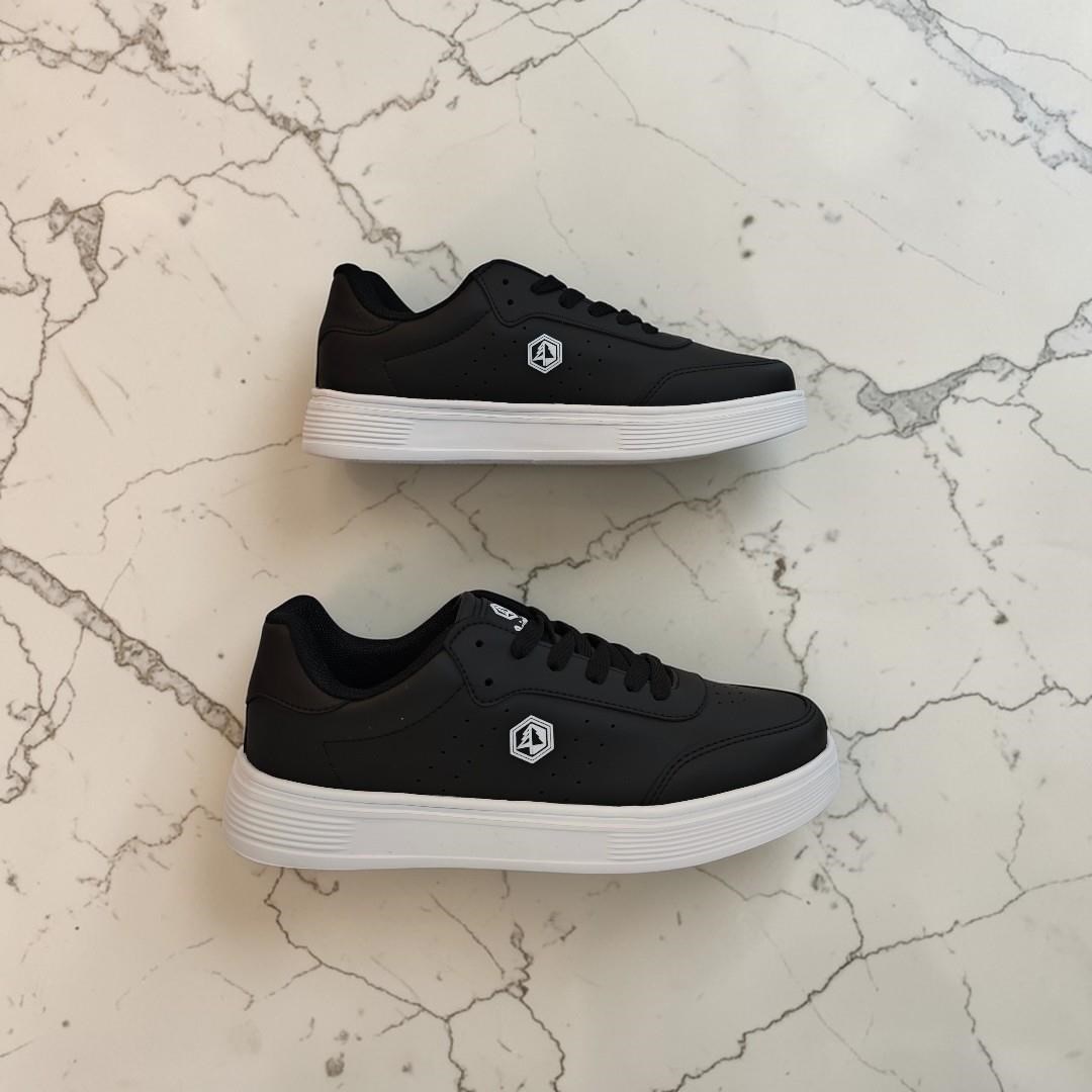 Crosberg 308 Siyah- Beyaz Spor Ayakkabı