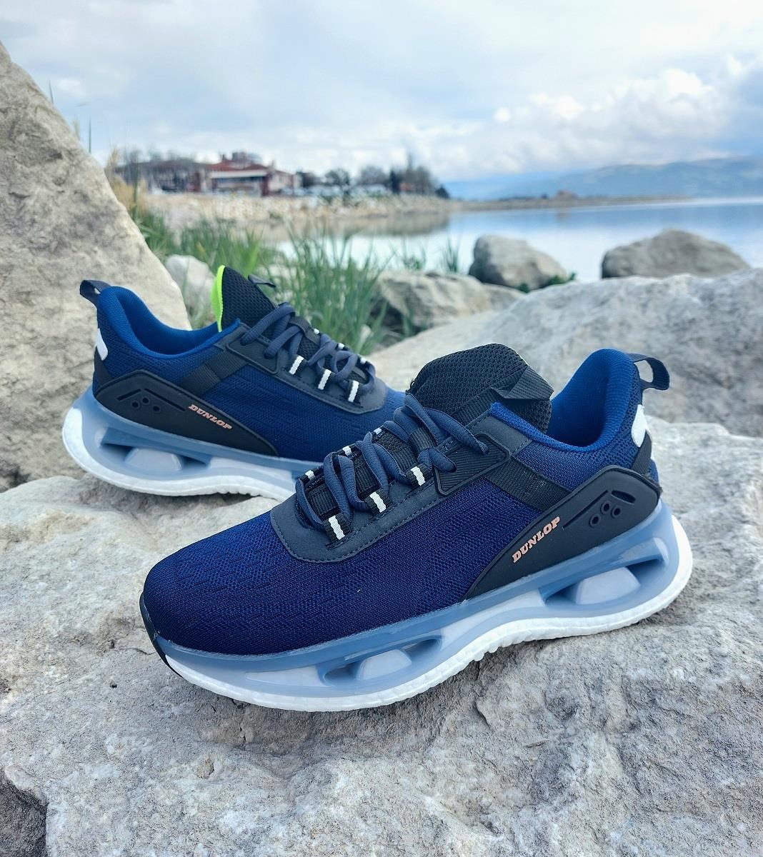 Dunlop 2240 Lacivert Renk Air Taban Fuspetli Erkek Spor Ayakkabı