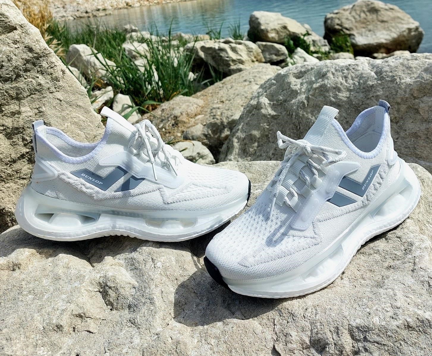 Dunlop 2357-2356 Beyaz Air Yumuşak Taban Erkek Spor Ayakkabı