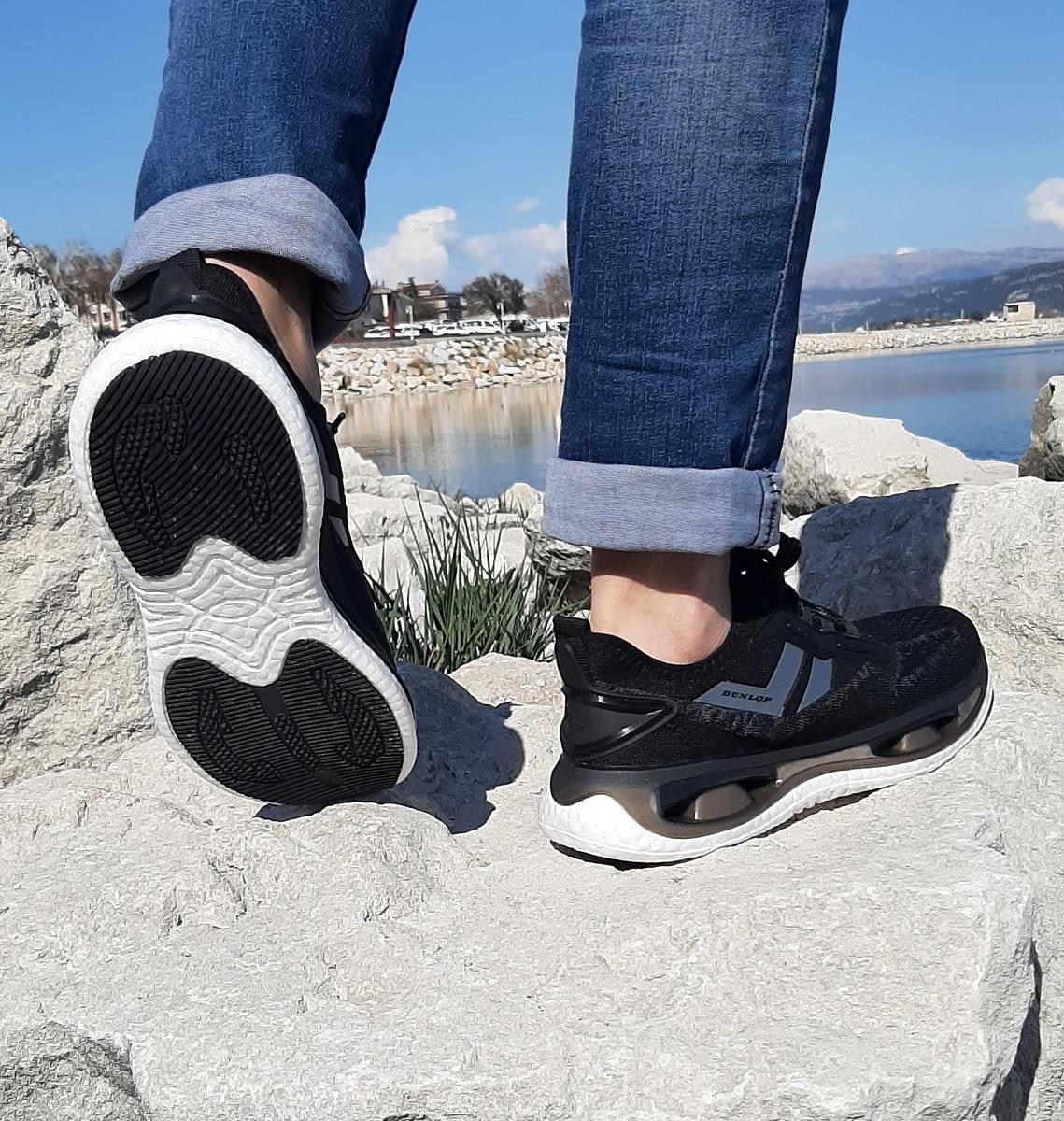 Dunlop 2357-2356 Siyah Air Yumuşak Taban Erkek Spor Ayakkabı
