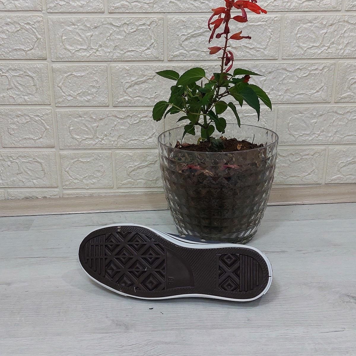 Fiyra 554 Füme Kısa Unisex Sneaker Keten Spor Ayakkabı