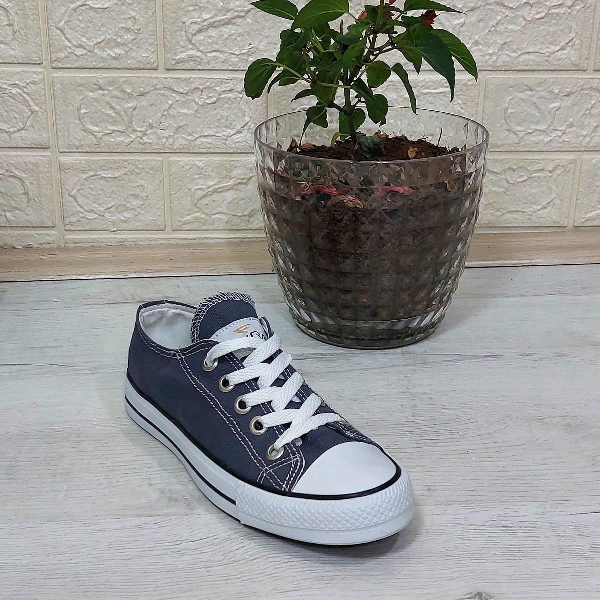 Fiyra 554 Füme Kısa Unisex Sneaker Keten Spor Ayakkabı