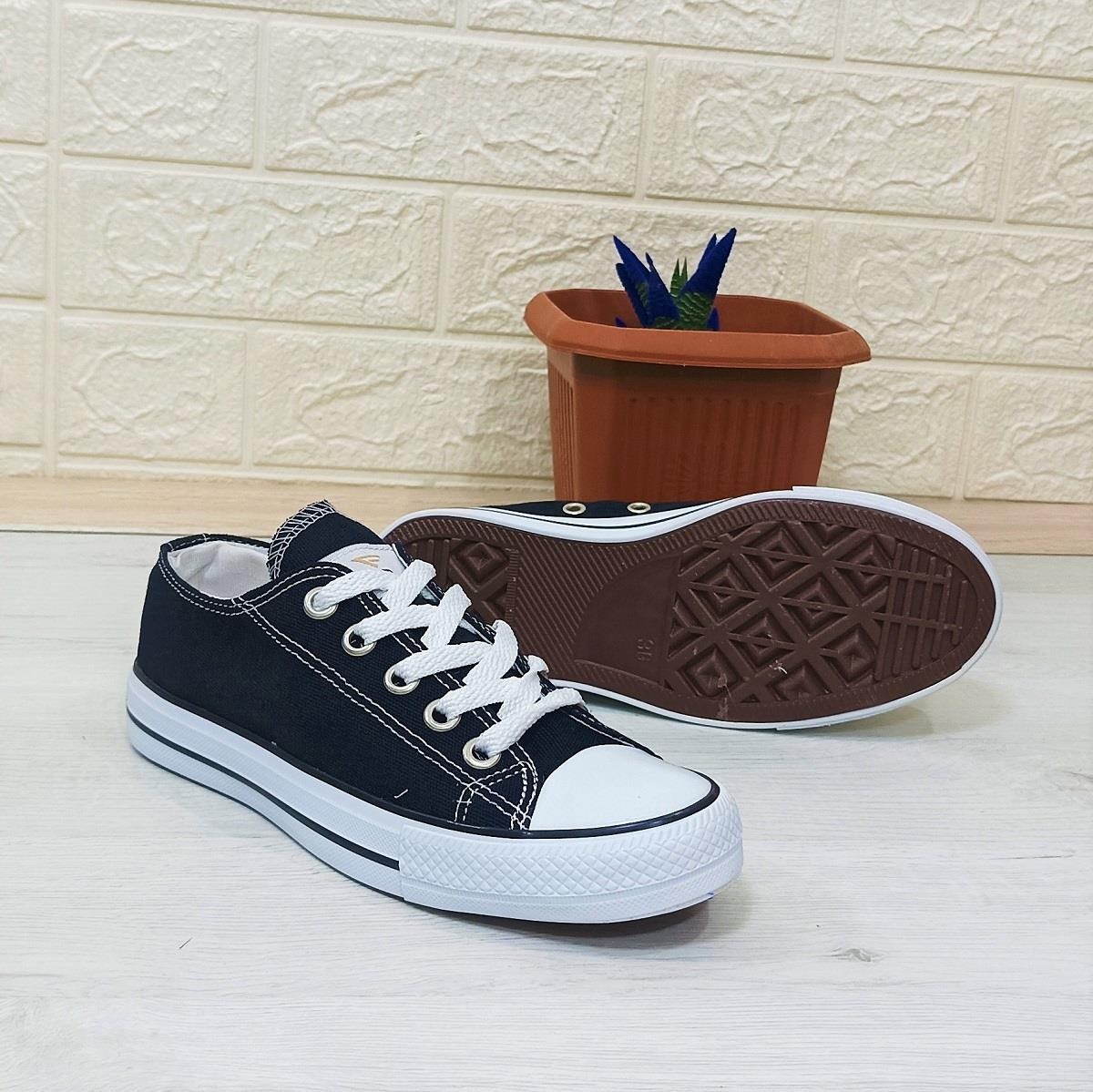 Fiyra 554 Lacivert Kısa Unisex Sneaker Keten Spor Ayakkabı