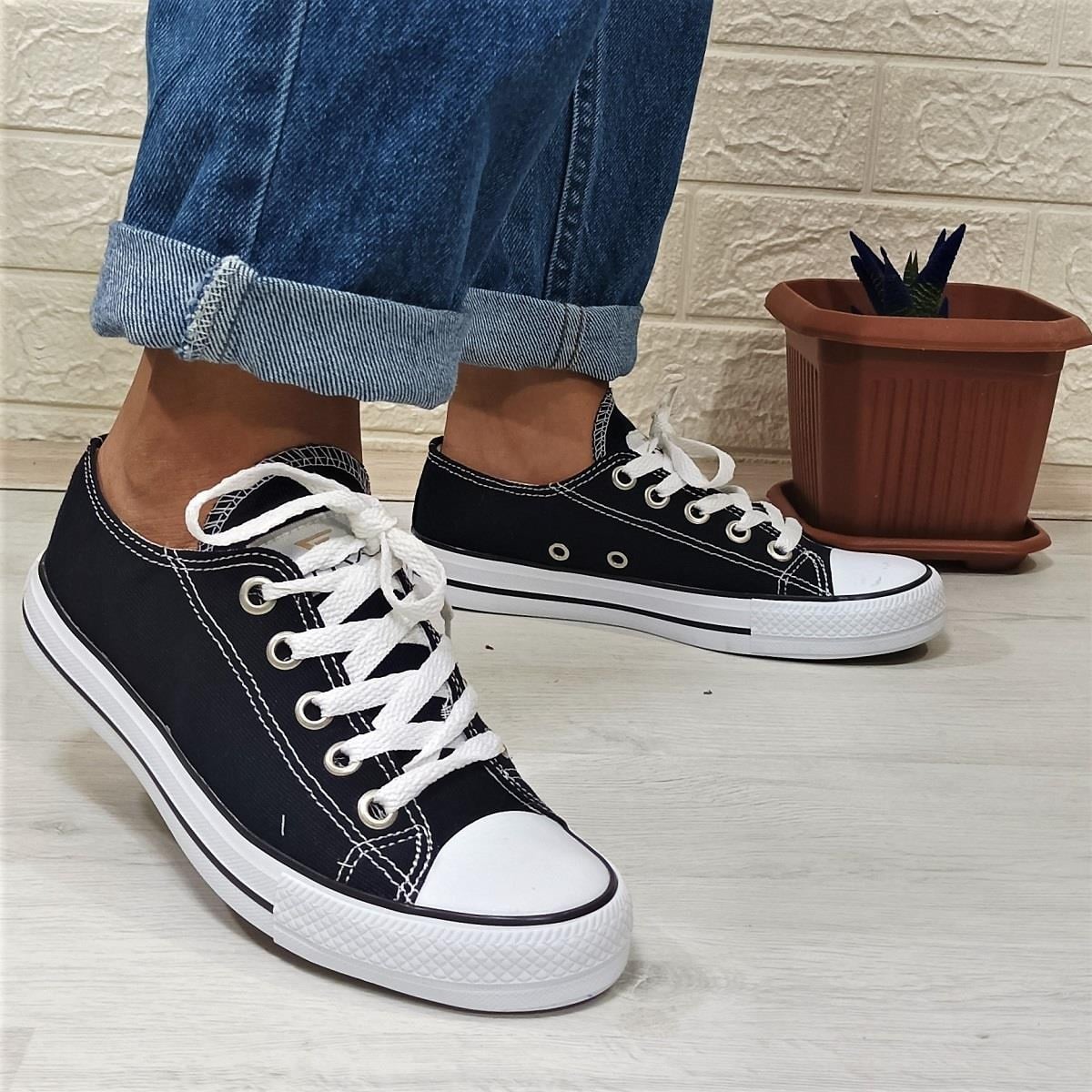 Fiyra 554 Lacivert Kısa Unisex Sneaker Keten Spor Ayakkabı