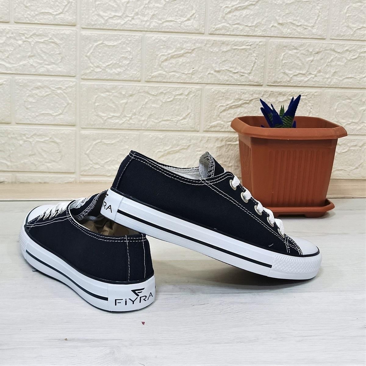 Fiyra 554 Lacivert Kısa Unisex Sneaker Keten Spor Ayakkabı