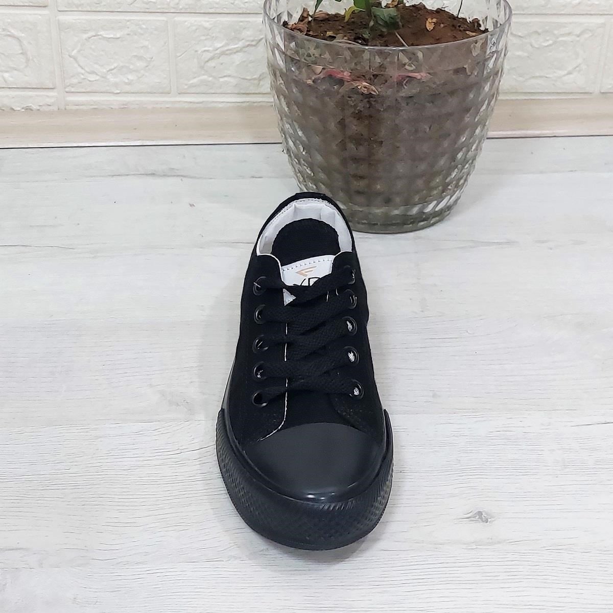 Fiyra 554 Siyah-Siyah Kısa Unisex Sneaker Keten Spor Ayakkabı