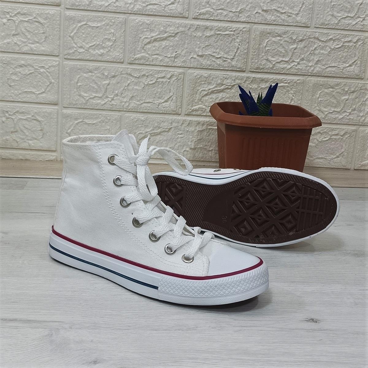 Fiyra 555 Beyaz Uzun Unisex Sneaker Keten Spor Ayakkabı