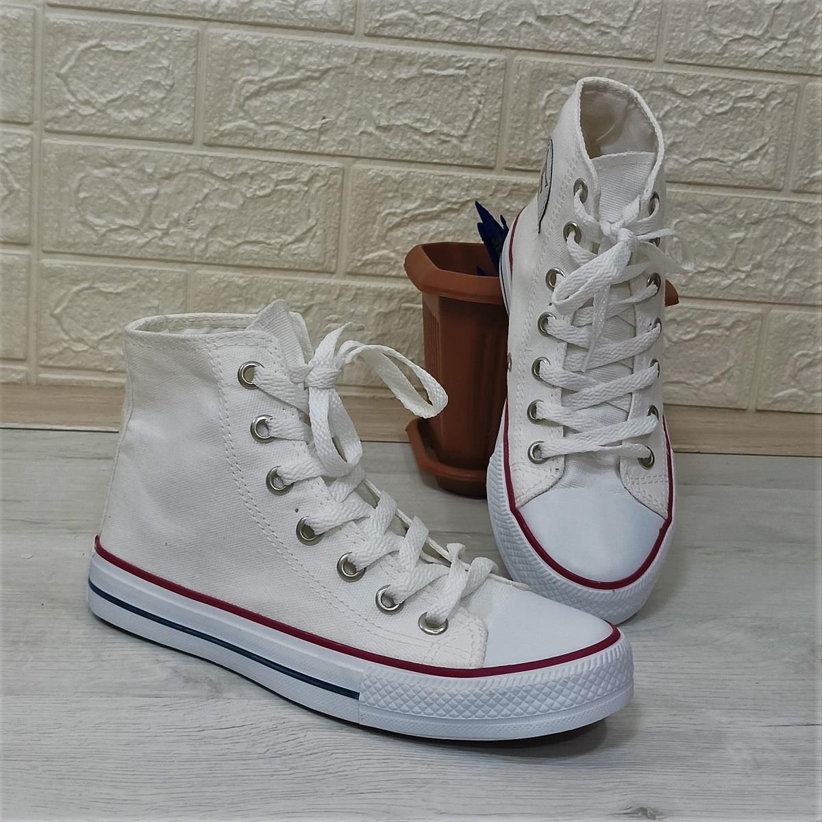 Fiyra 555 Beyaz Uzun Unisex Sneaker Keten Spor Ayakkabı