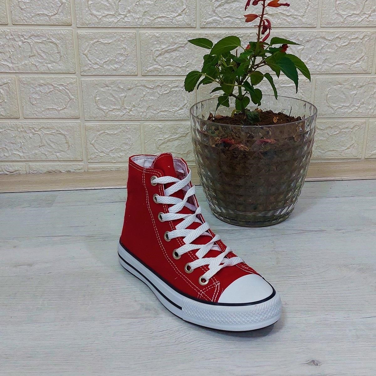 Fiyra 555 Kırmızı Uzun Unisex Sneaker Keten Spor Ayakkabı