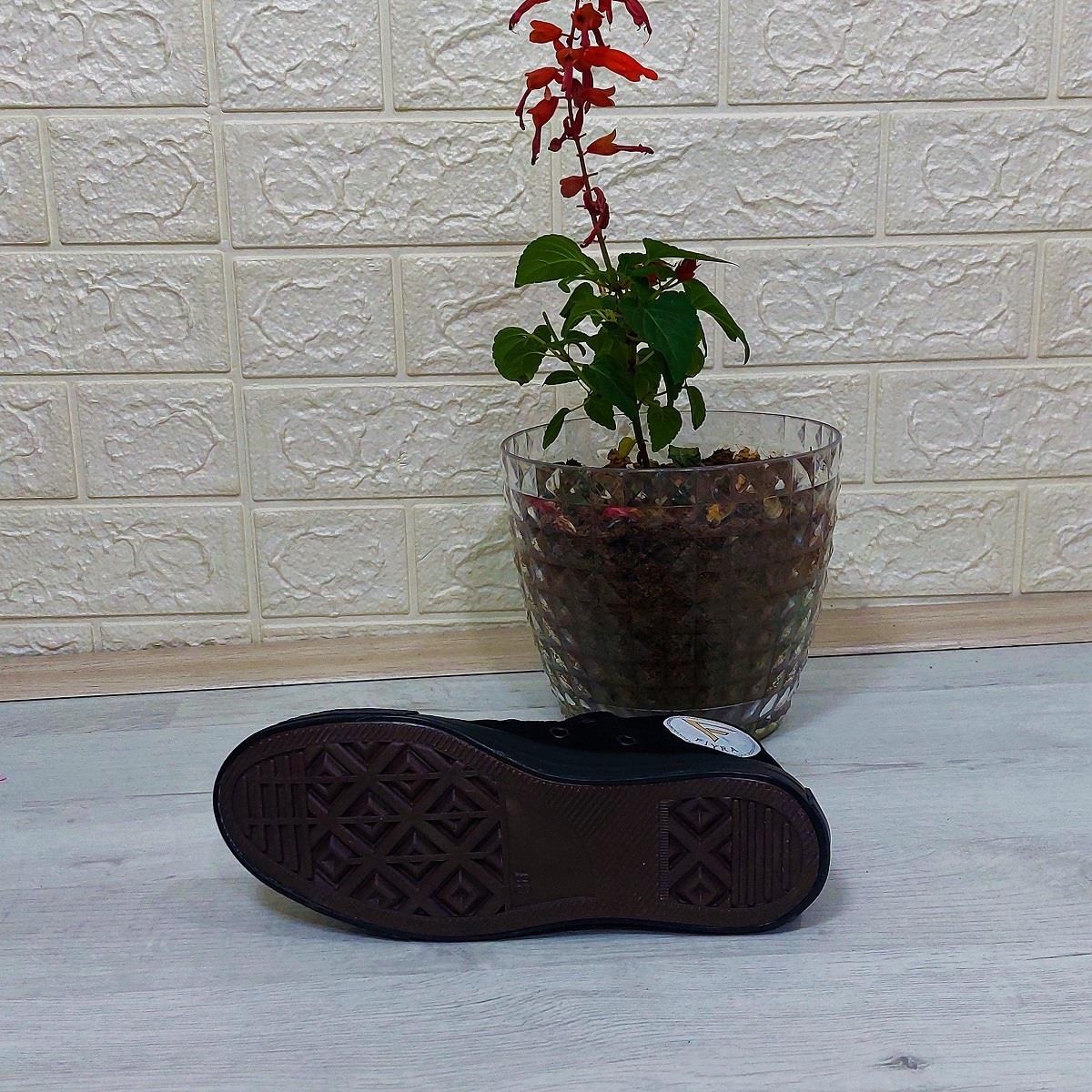 Fiyra 555 Siyah-Siyah Uzun Unisex Sneaker Keten Spor Ayakkabı