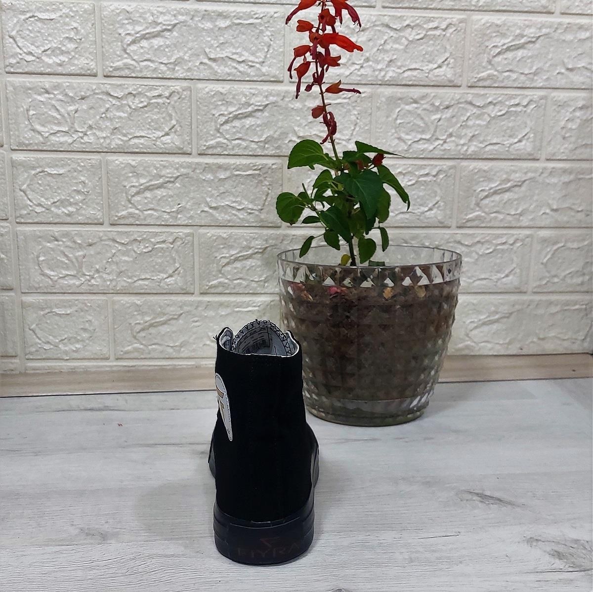 Fiyra 555 Siyah-Siyah Uzun Unisex Sneaker Keten Spor Ayakkabı