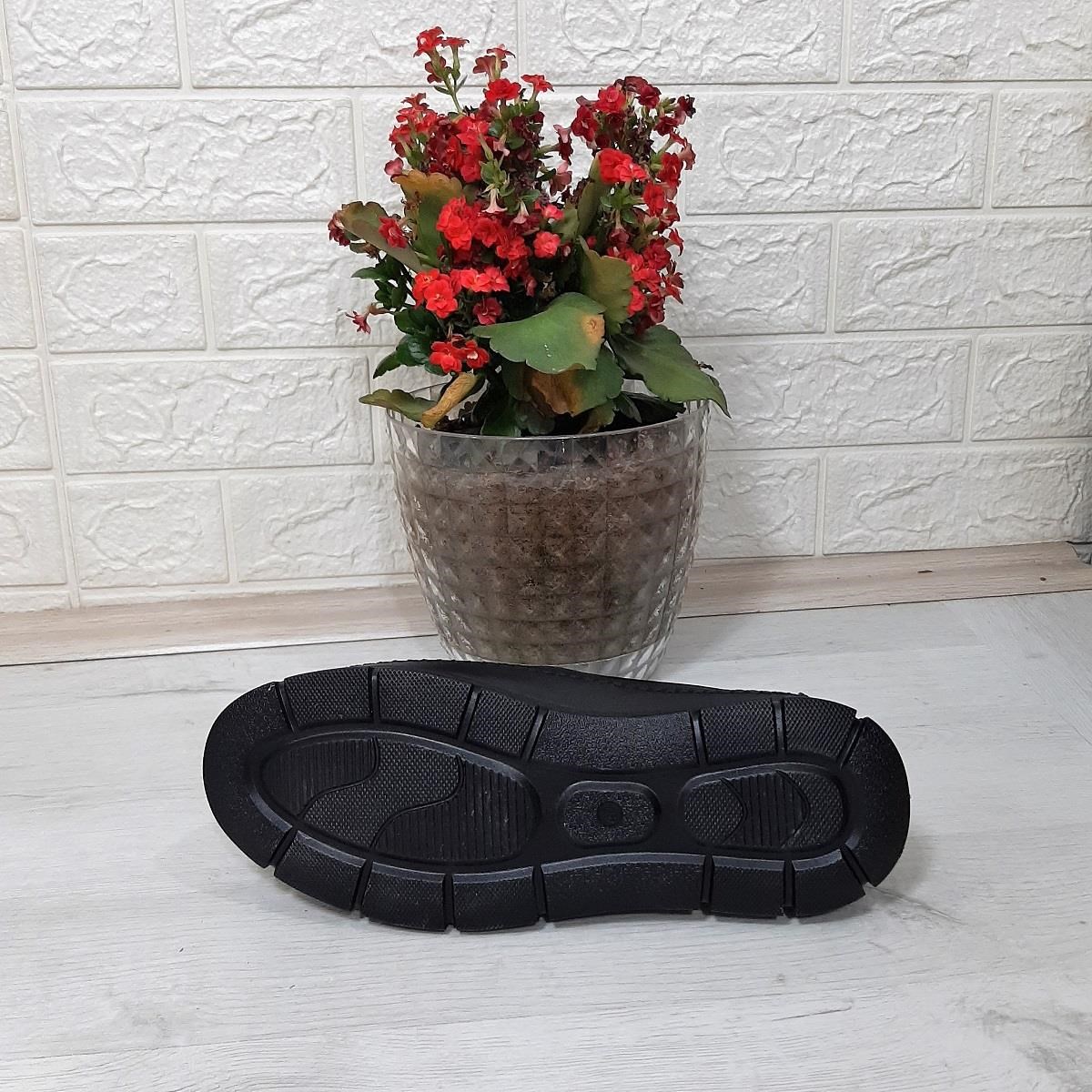 Fiyra fth01 Siyah-siyah Hakiki Deri Fuspetli Erkek Günlük Ayakkabı