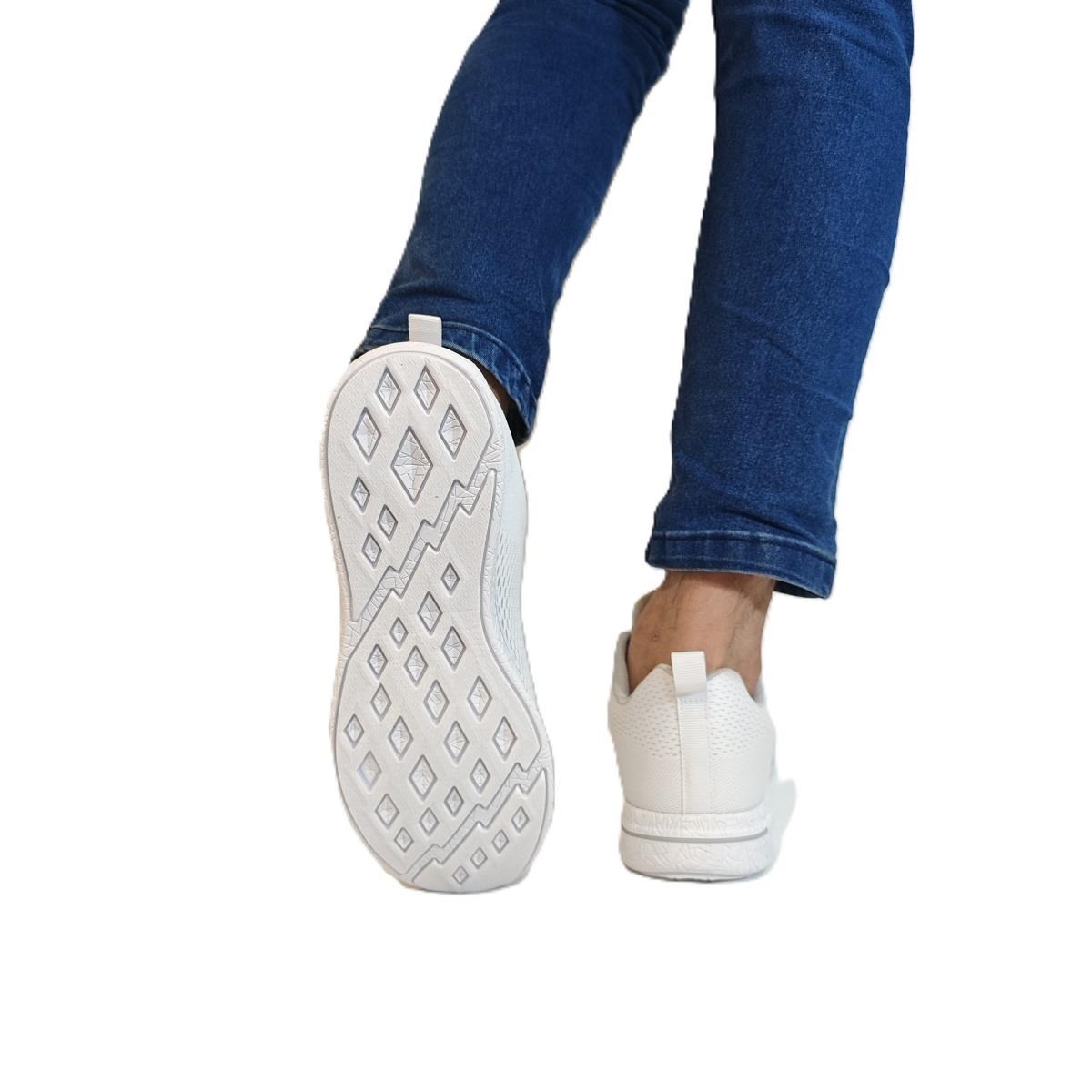 Jump 24937-24938 Beyaz Fuspetli Çok  Hafif Rahat Spor Ayakkabı
