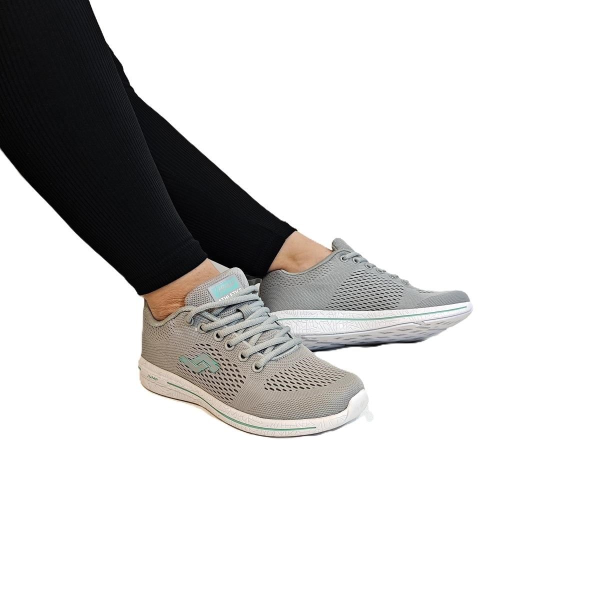Jump 24937-24938 Gri Fuspetli Çok  Hafif Rahat Spor Ayakkabı