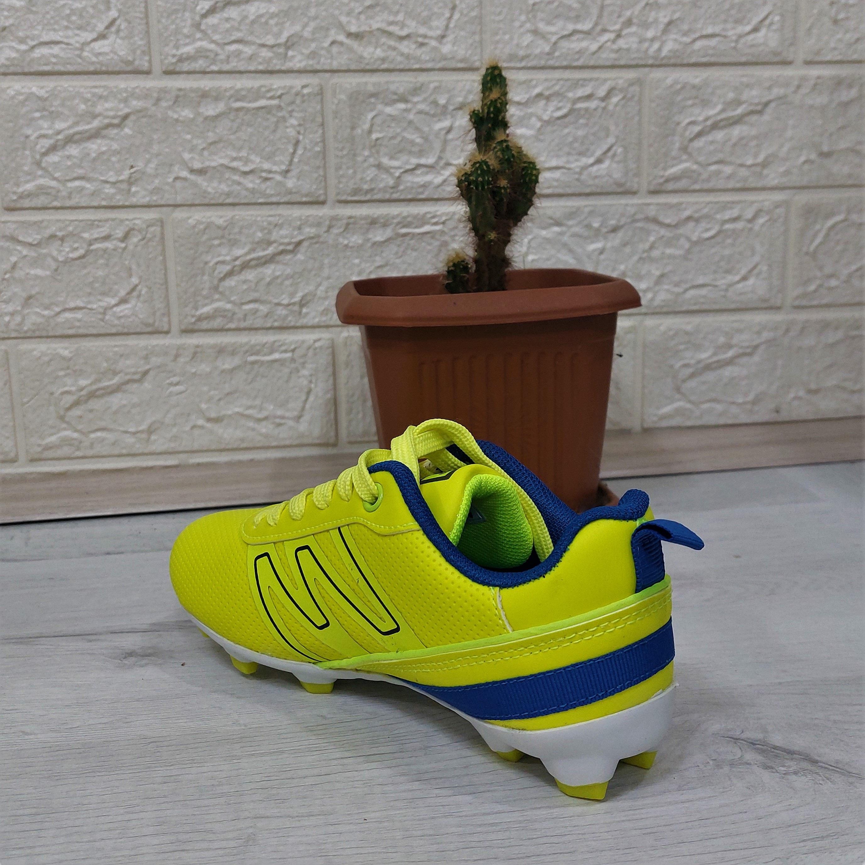 Jump 28843 Sarı-Lacivert Krampon Çim Saha Çocuk Futbol Ayakkabı