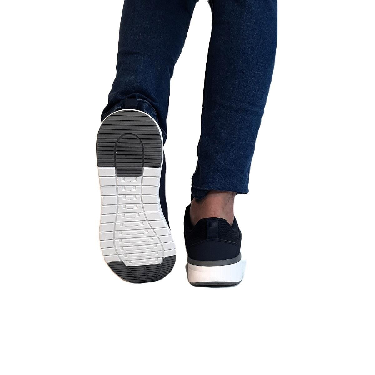 Jump 32427 Lacivert-Beyaz Hafızalı Rahat Taban Spor Ayakkabı