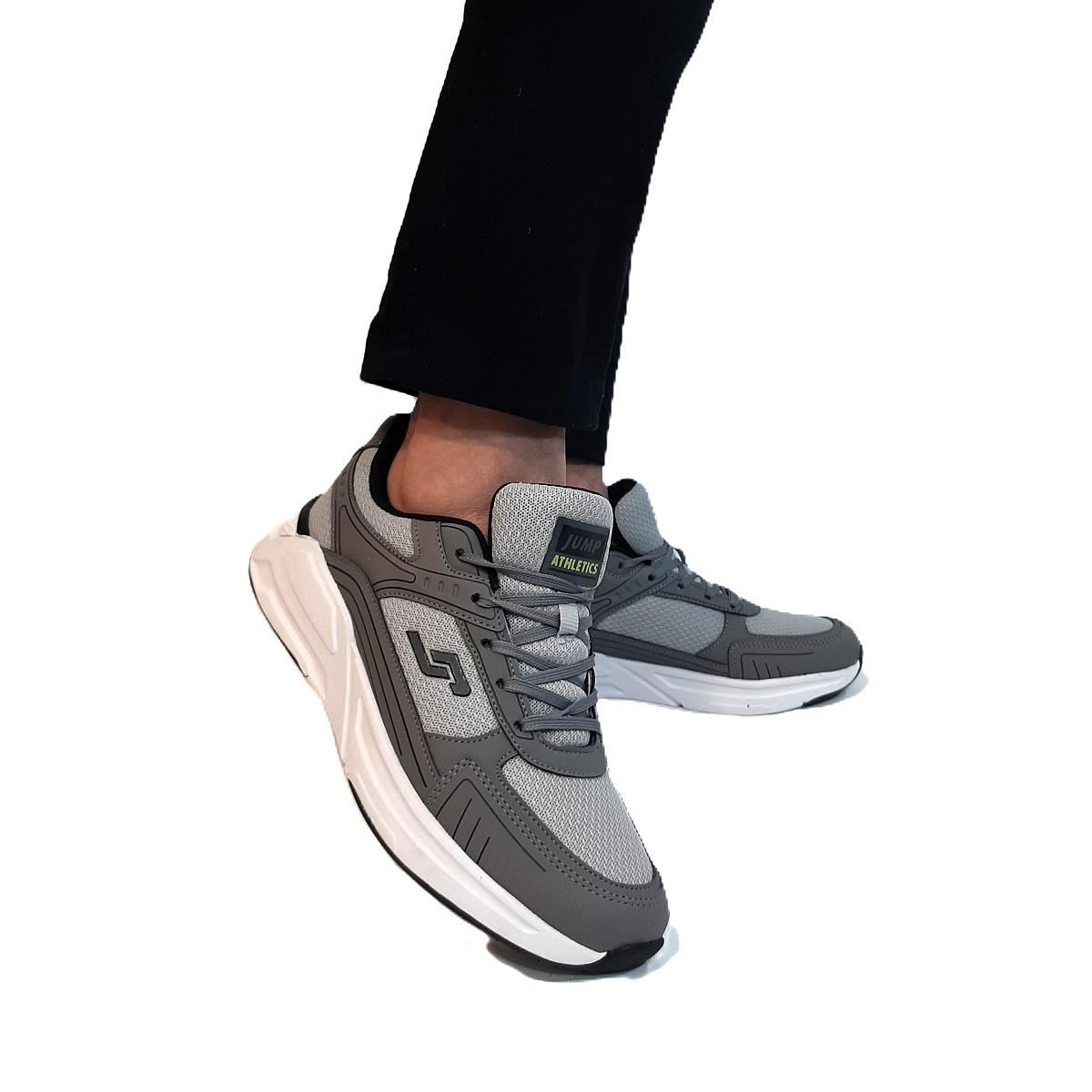 Jump 32438 Gri Memory HAfızalı Ortapedik Hafif Spor Ayakkabı