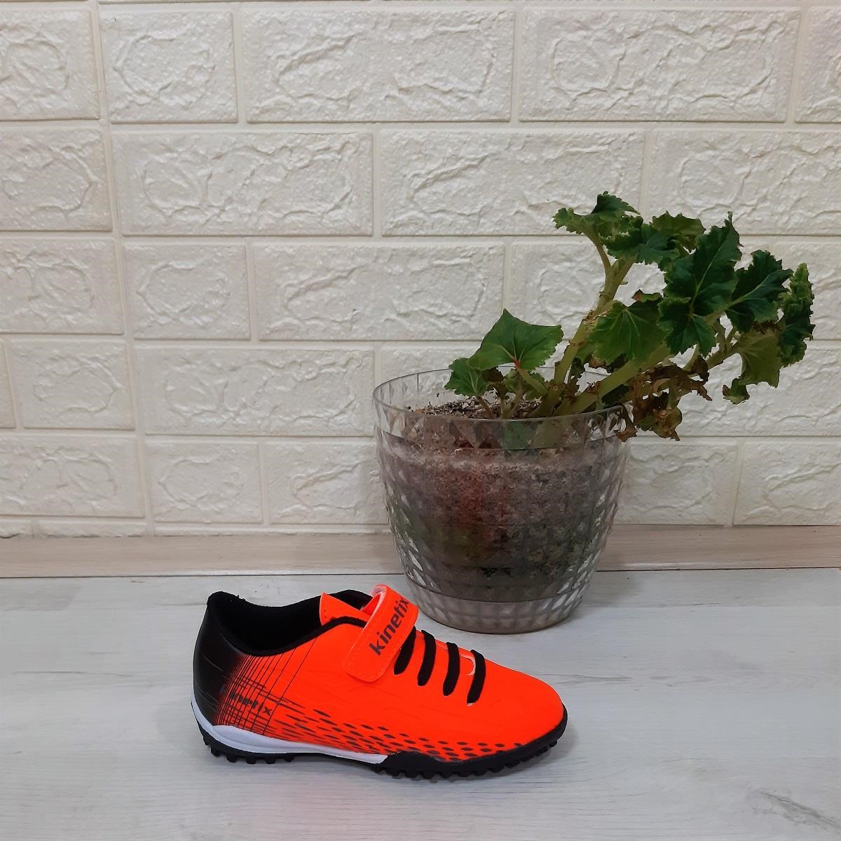 Kinetix Breton J Turf Neonturuncu Cırtlı Halı Saha Futbol Ayakkabısı