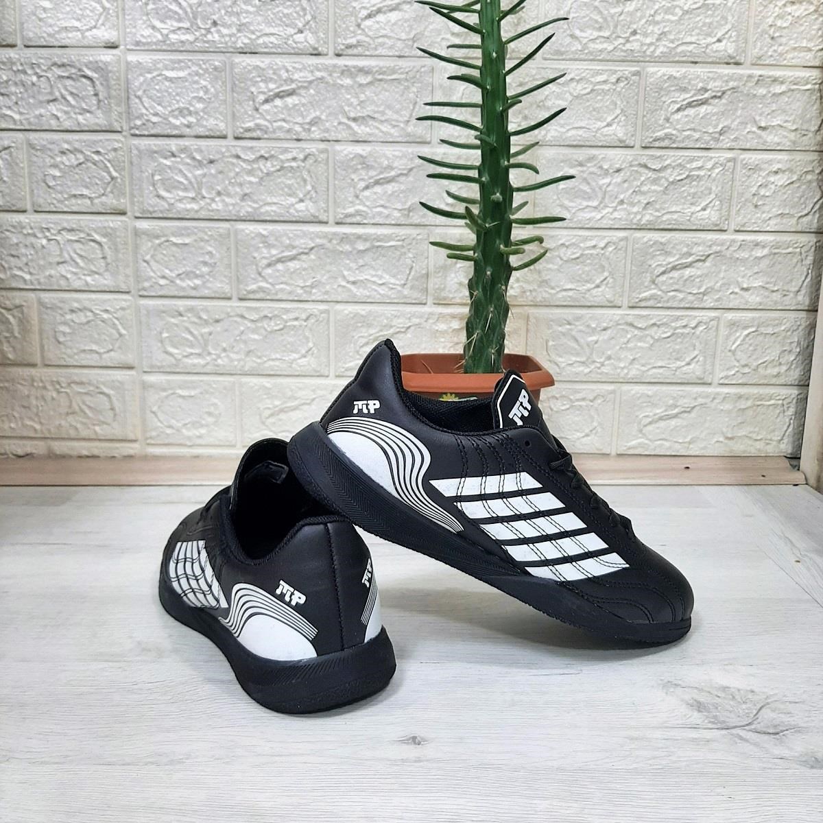 M.P 1351 Siyah-Beyaz Kaymaz Taban Futsal Futbol Ayakkabı