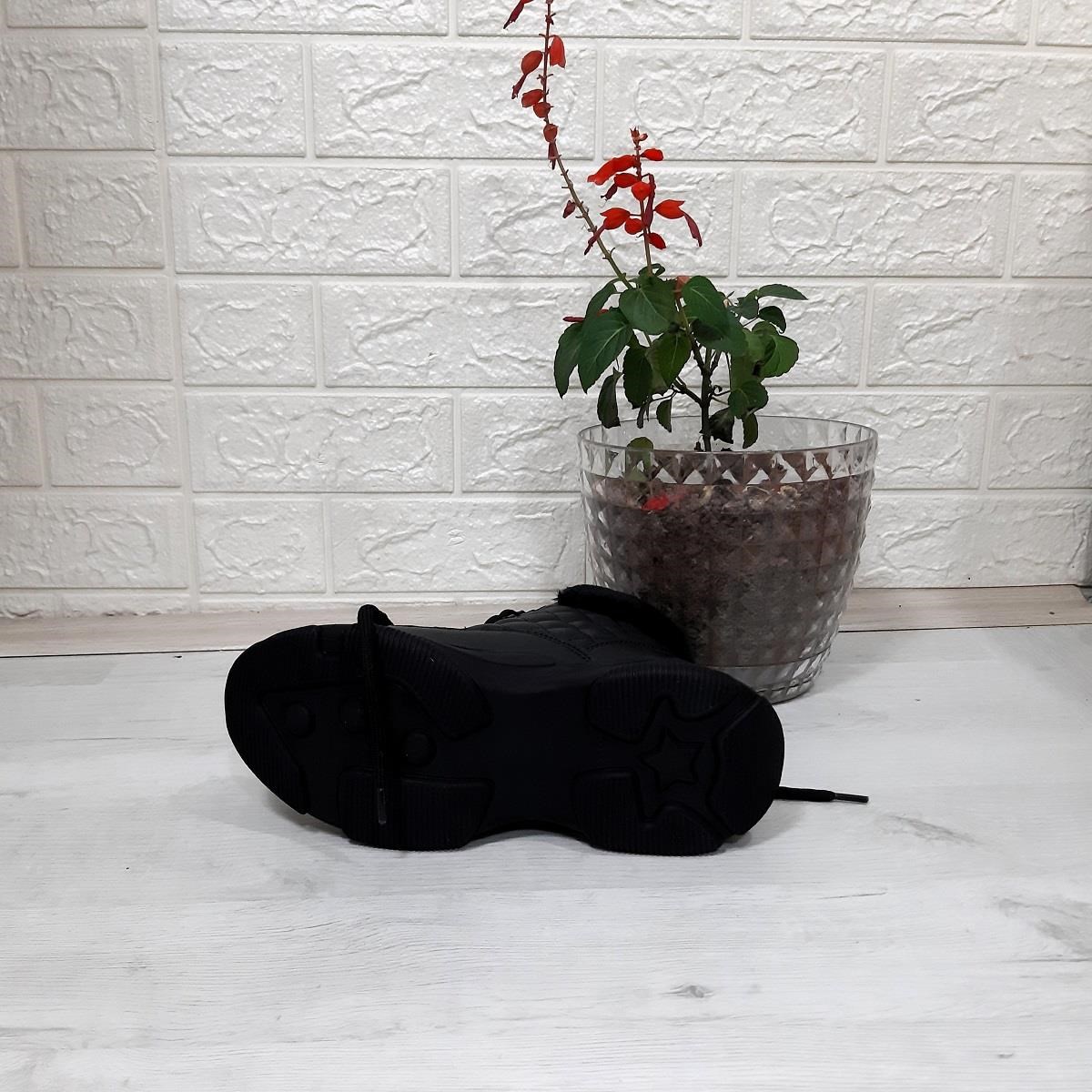 M.P 1408 Siyah Kaymaz Taban 18cm Kısa Bayan Bot