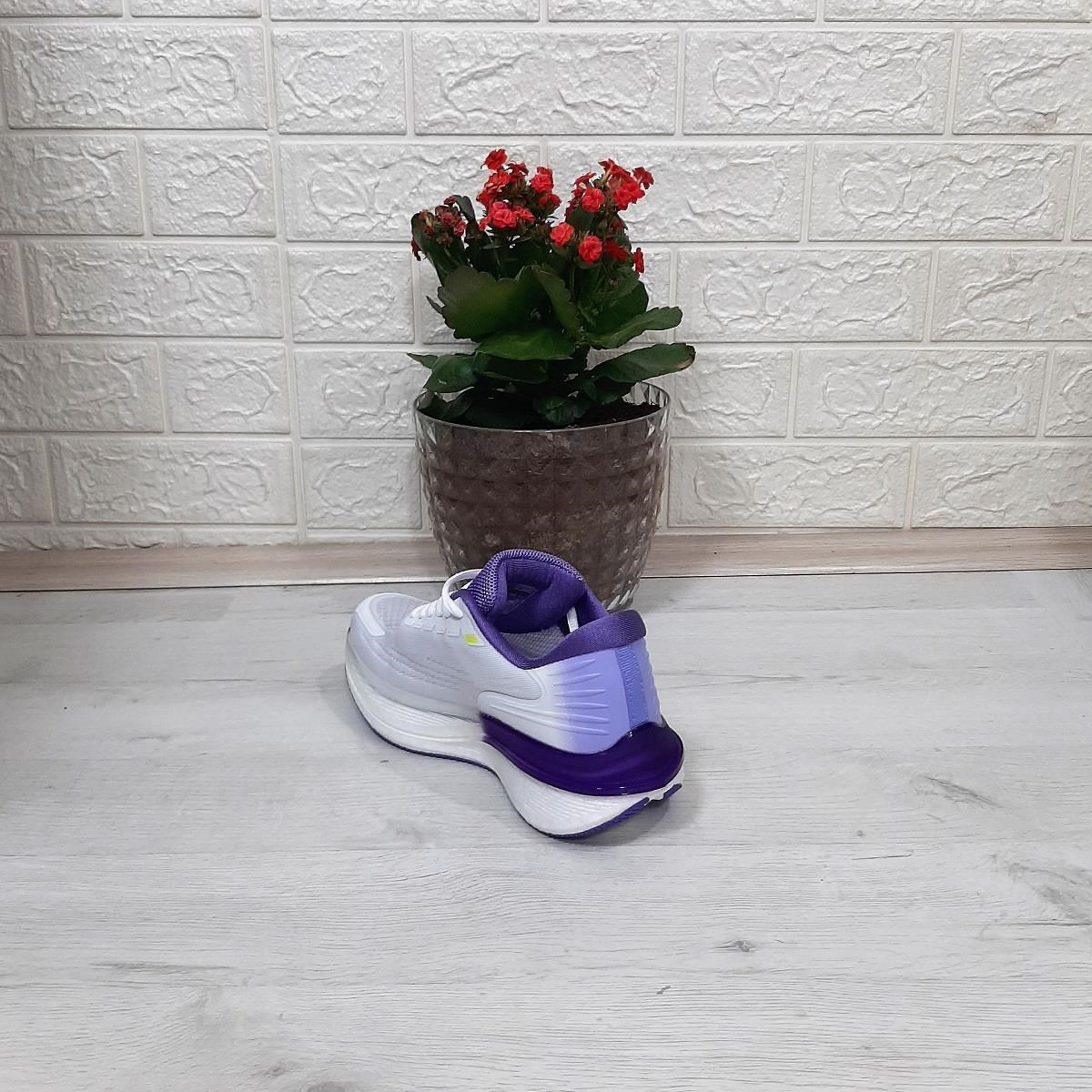 M.P 1674 beyaz-mor  Fuspetli Bayan Yürüyüş Dolgu Spor Ayakkabı