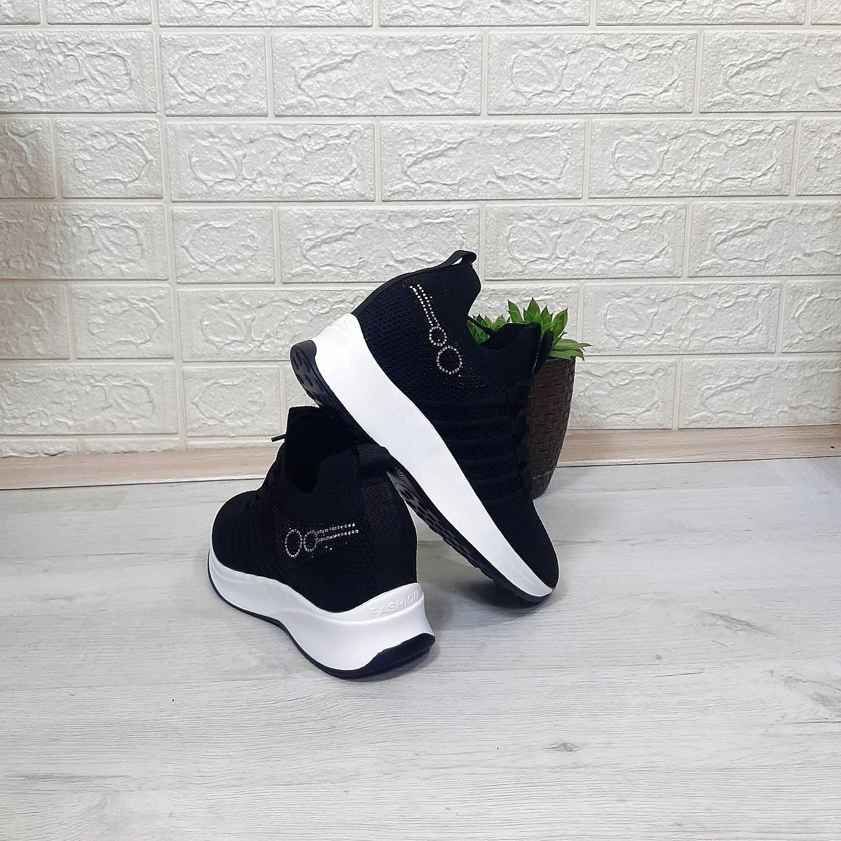 M.P 1669 Siyah İçten Gizli Topuk (7cm) Taşlı Bayan Spor Ayakkabı