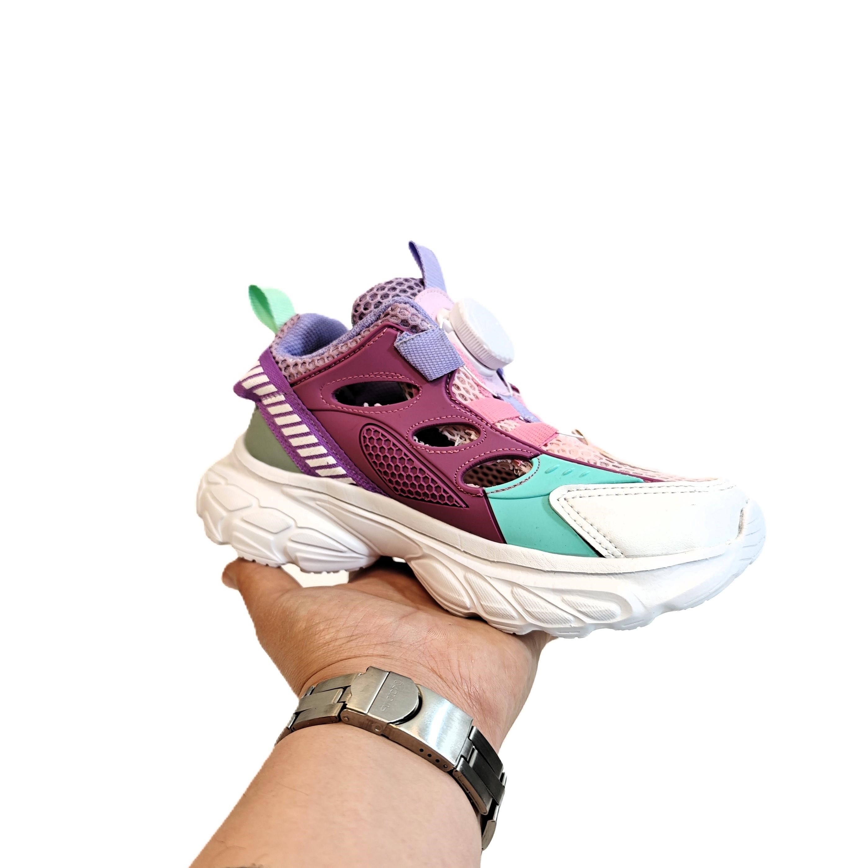M.P one 3409 Pembe Makaralı Yazlık Kız Çocuk Spor Ayakkabı