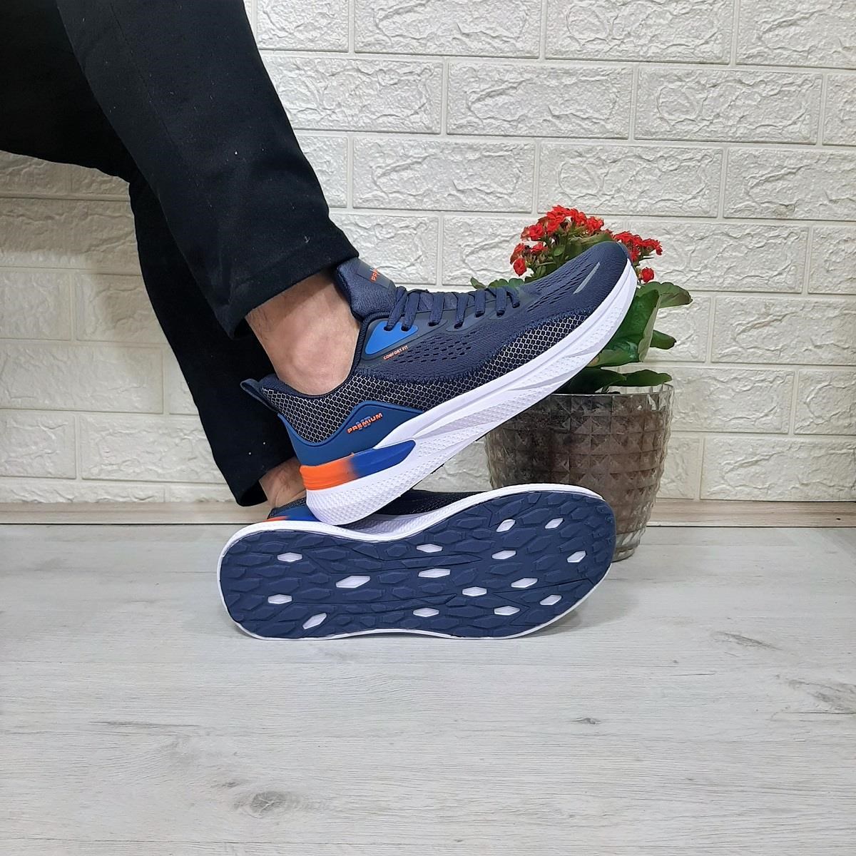 M.P 1603 Lacivert Kaymaz Rahat Koşu Erkek Spor Ayakkabı
