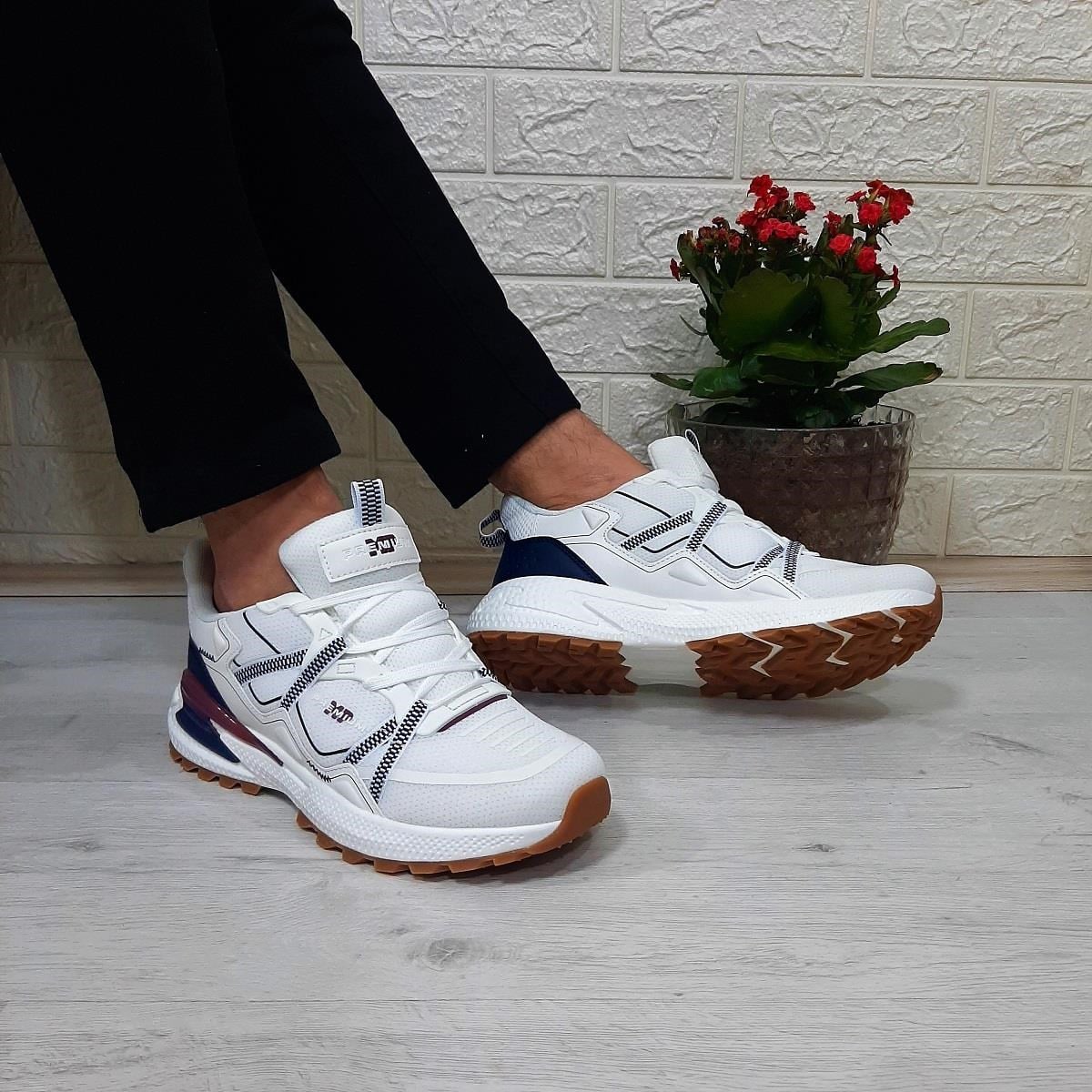 M.P. 1642 Beyaz Memoryfoam Kaydırmaz Rahat Spor Ayakkabı