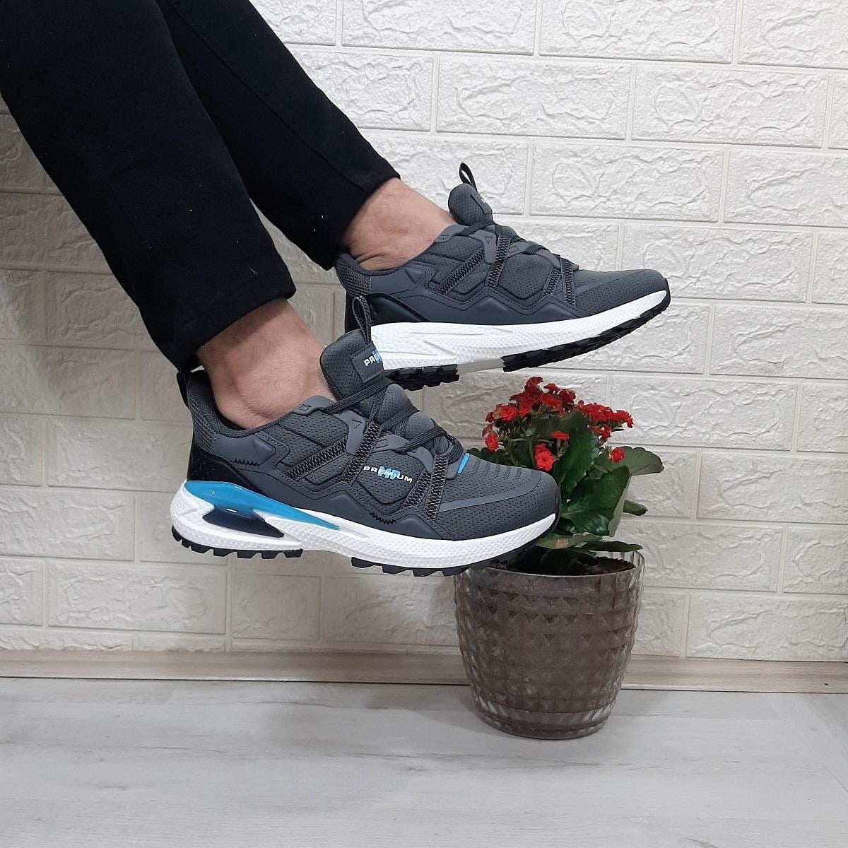 M.P. 1642 Füme Memoryfoam Kaydırmaz Rahat Spor Ayakkabı
