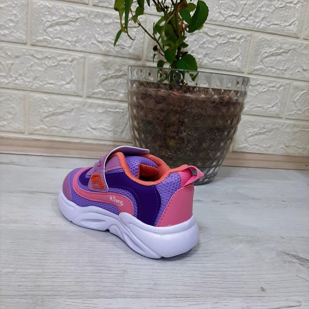 M.P. One 3229 Lila Cırtlı Işıklı Kız Çocuk Bebe Spor