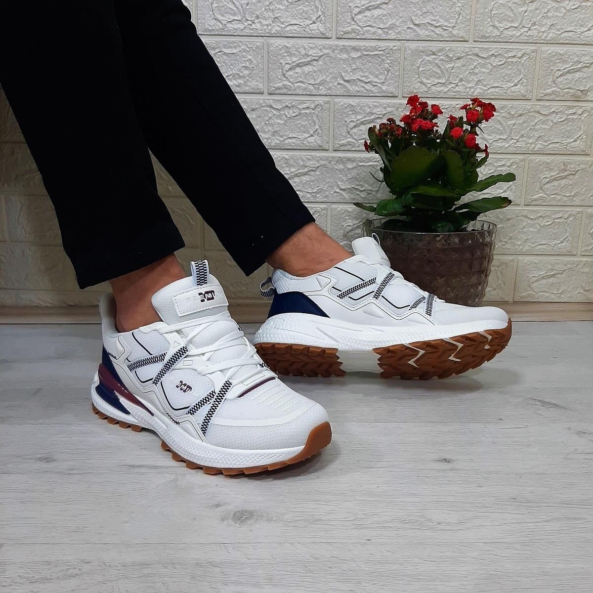 M.P. 1642 Beyaz Memoryfoam Kaydırmaz Rahat Spor Ayakkabı