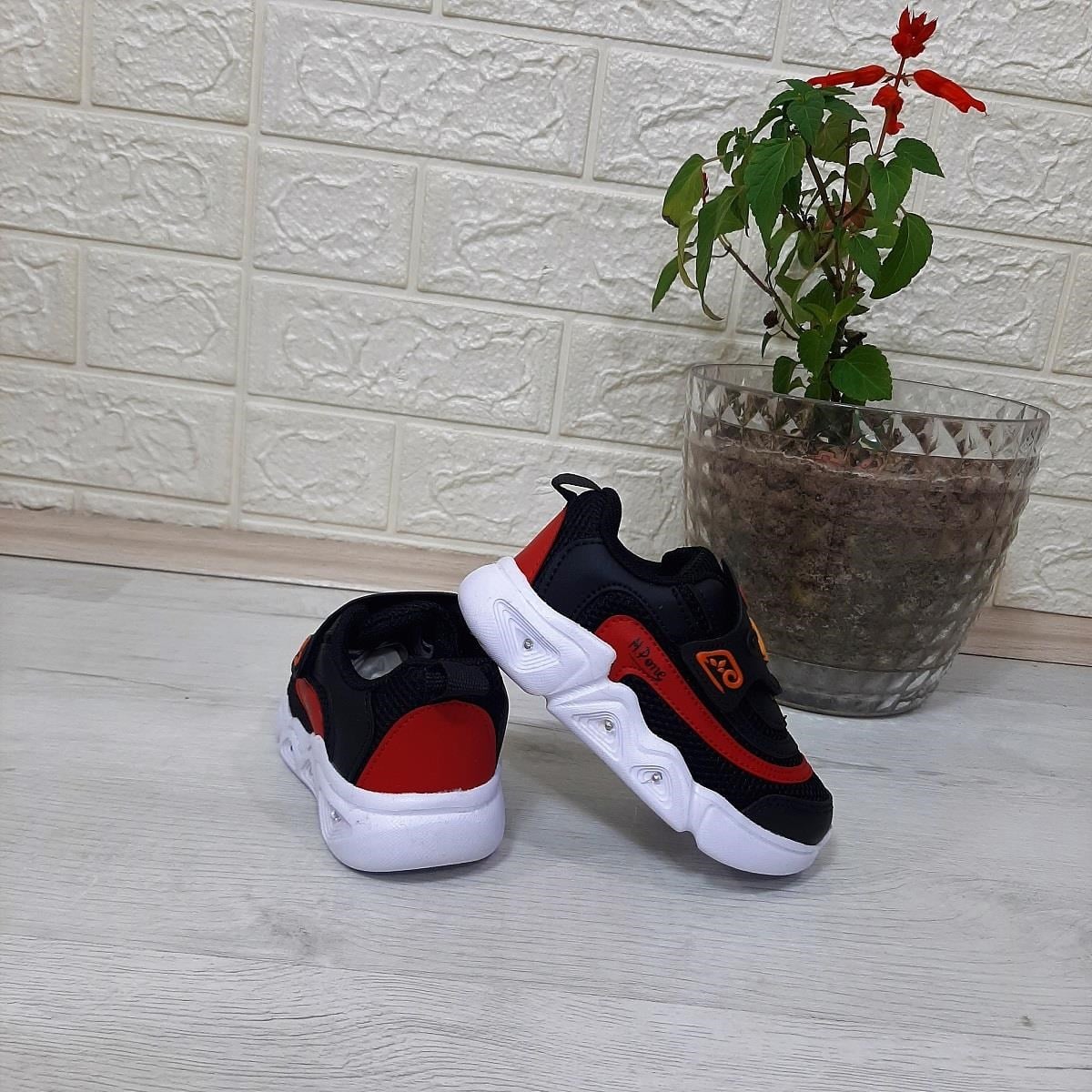 M.P. One 3229 Siyah Cırtlı Işıklı Erkek Çocuk Bebe Spor